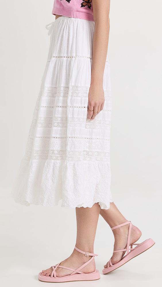 LoveShackFancy Donna Skirt | Shopbop Product Image