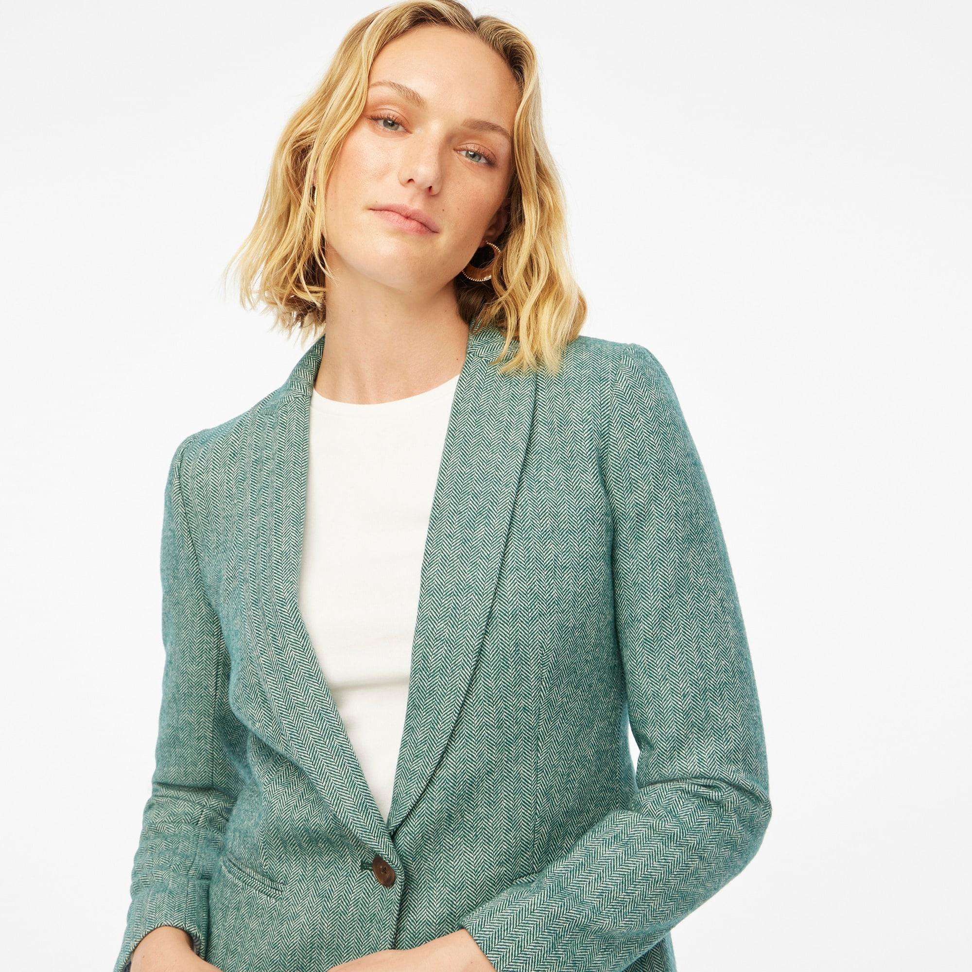 Herringbone wool-blend Holland blazer Product Image