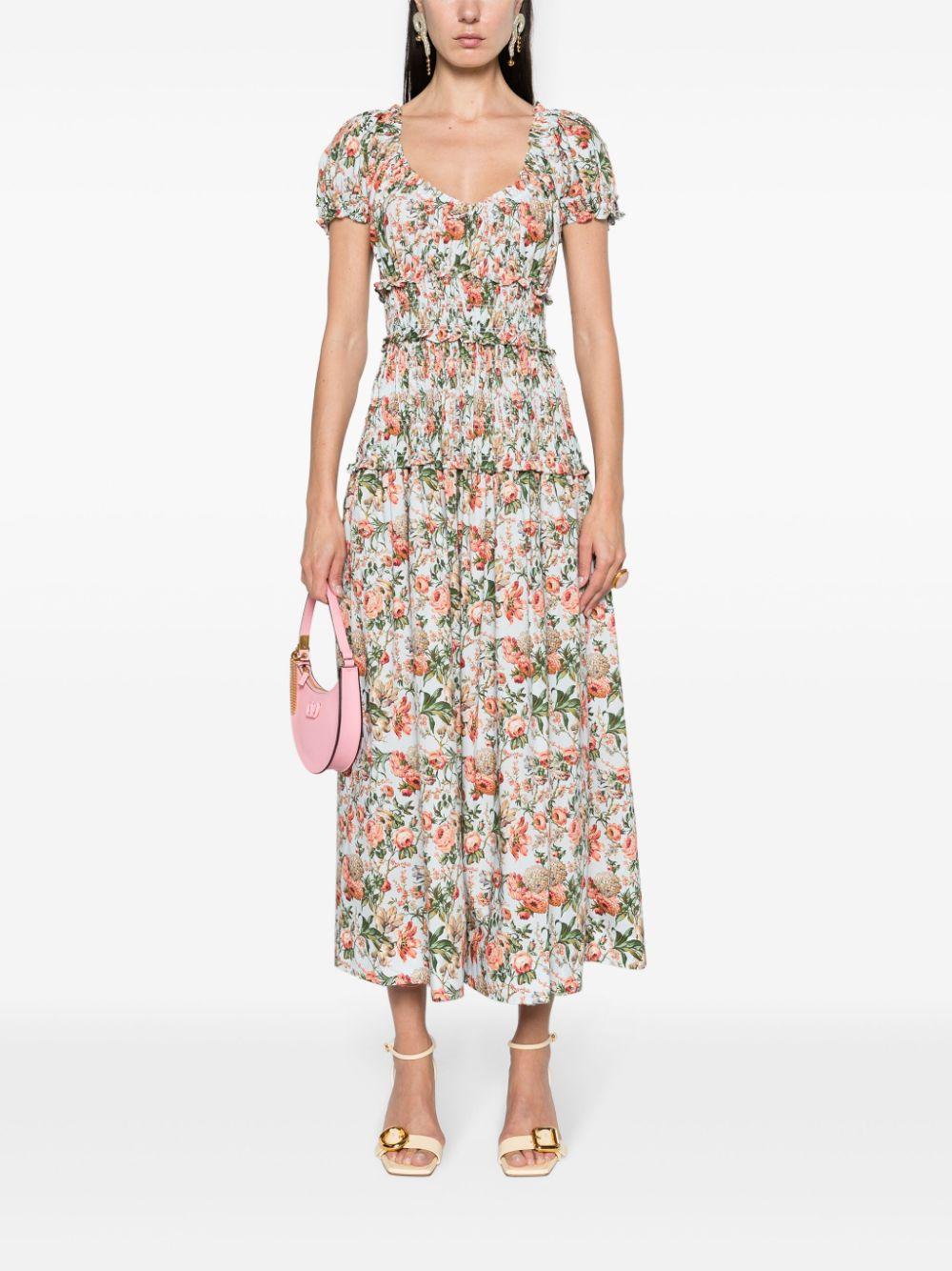 Leanne poplin midi dress Product Image