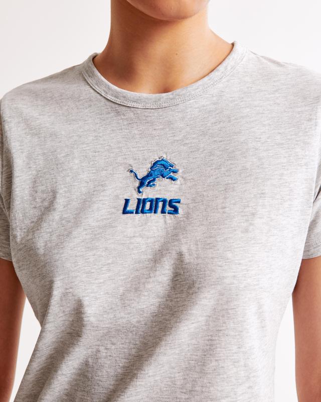 Short-Sleeve Detroit Lions Graphic Skimming Tee Product Image