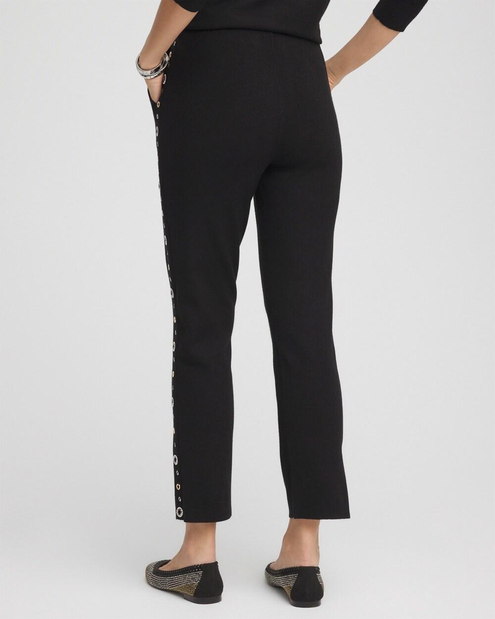 Zenergy® Luxe Cashmere Blend Embellished Ankle Pants Product Image