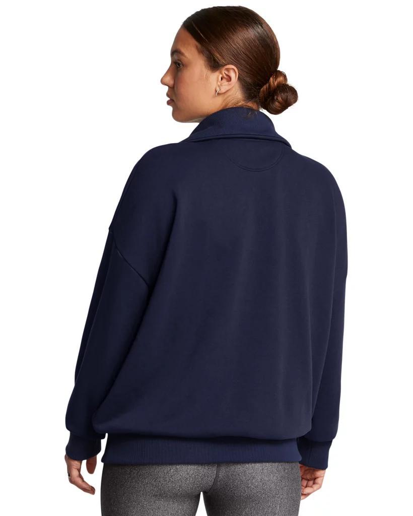 Women's UA Icon Heavyweight Terry Oversized ¼ Zip Product Image