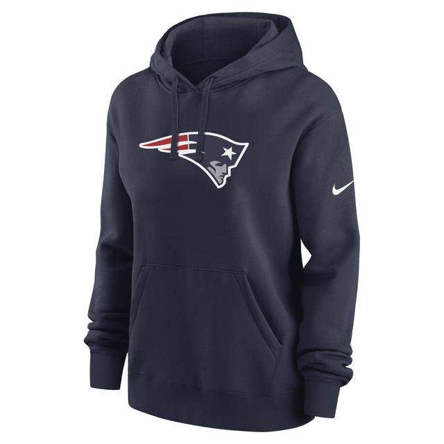 New England Patriots Club Nike Womens NFL Pullover Hoodie Product Image