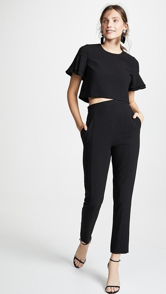 Black Halo Syon 2 Piece Jumpsuit | Shopbop Product Image