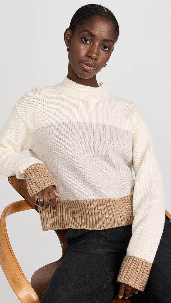 Theory Color Block Sweater | Shopbop Product Image