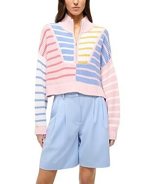 Staud Cropped Hampton Cotton Sweater Product Image