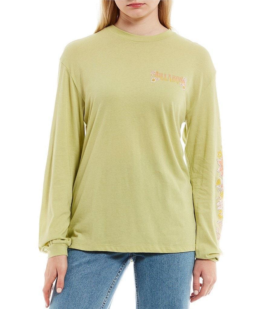 Billabong Heartbreaker Long Sleeve Graphic Boyfriend T-Shirt Product Image