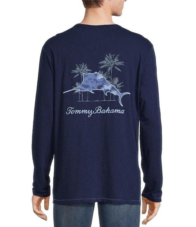 Tommy Bahama Azul Palms Long Sleeve Lux T-Shirt Product Image