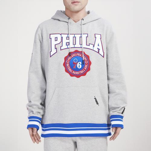 Pro Standard Mens Pro Standard 76ers Crest Emblem Fleece P/O Hoodie - Mens Product Image