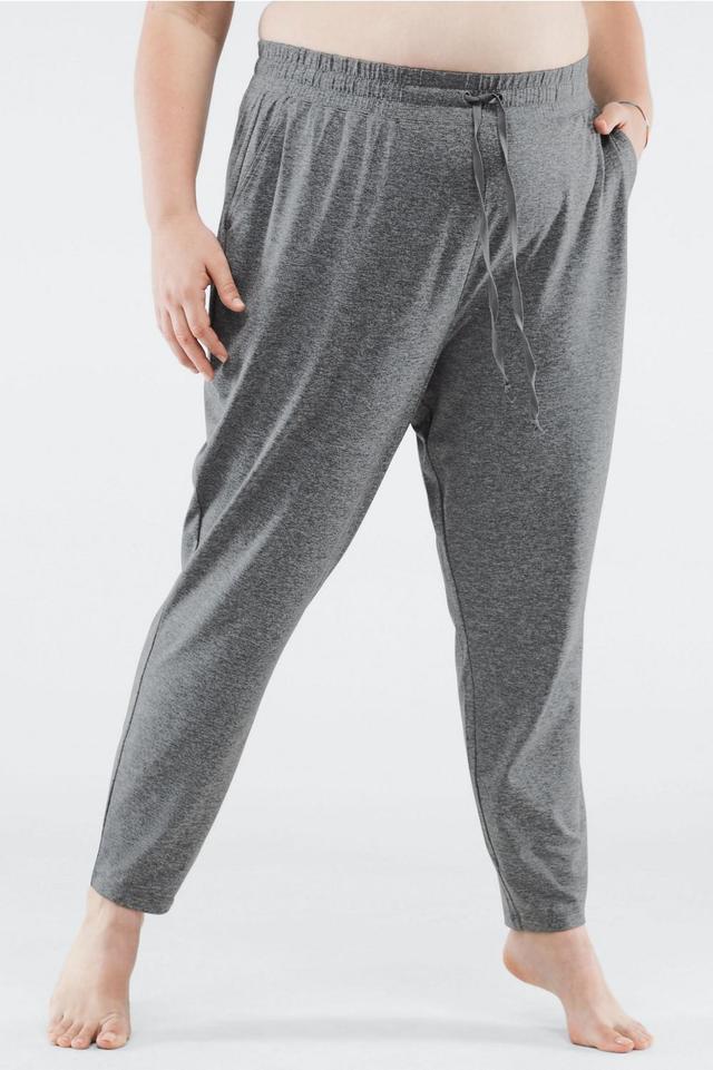 Fabletics Kara Jogger Womens Space Grey Heather plus Size 4X Product Image