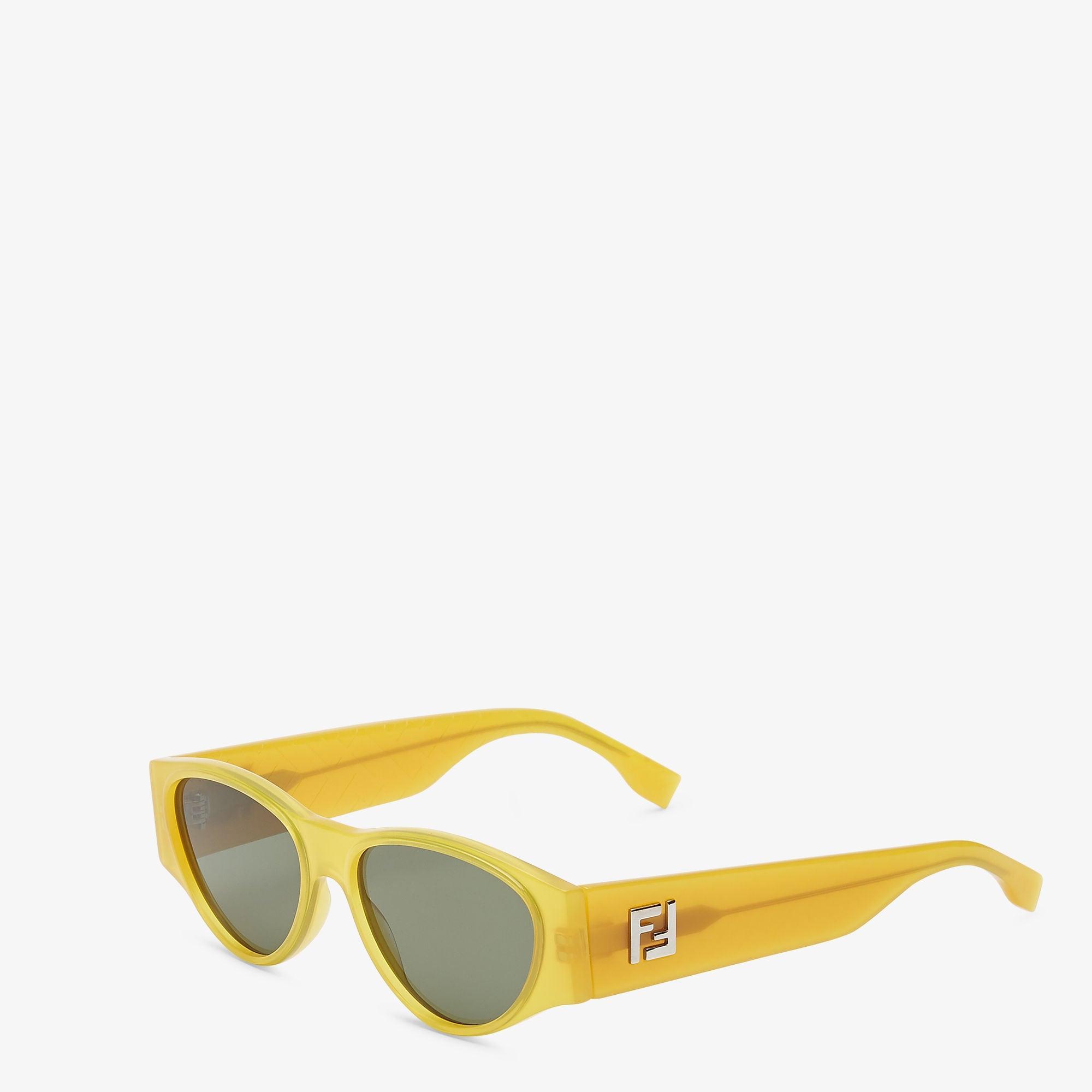 FF SquaredYellow acetate sunglasses Product Image