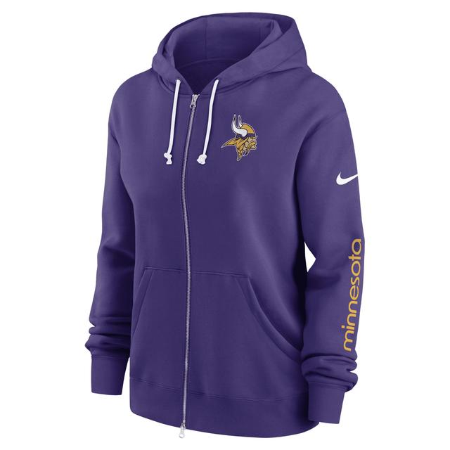 Minnesota Vikings Phoenix Nike Womens NFL Full-Zip Hoodie Product Image