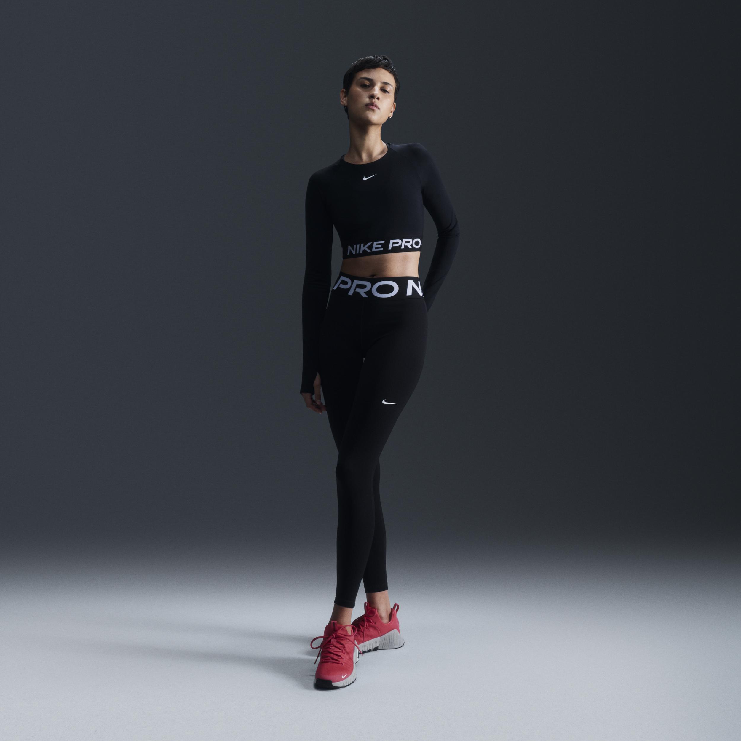 Women's Nike Pro 365 Dri-FIT Cropped Long-Sleeve Top Product Image