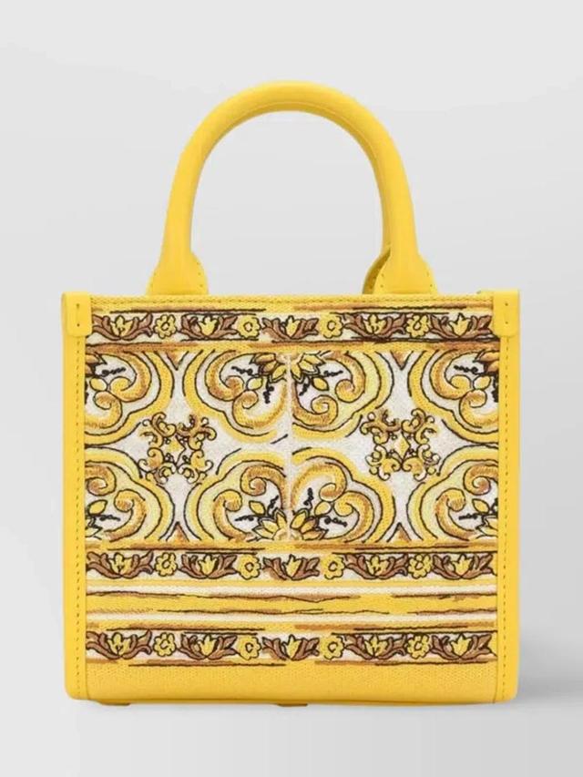 DOLCE & GABBANA Dg Daily Mini Tote Bag In Yellow Product Image