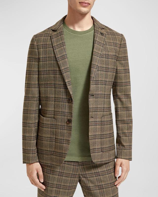 Mens Classic Plaid Blazer Product Image