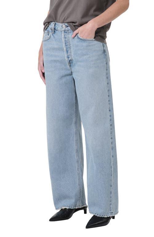 AGOLDE Low Slung Baggy Jeans In Force Product Image