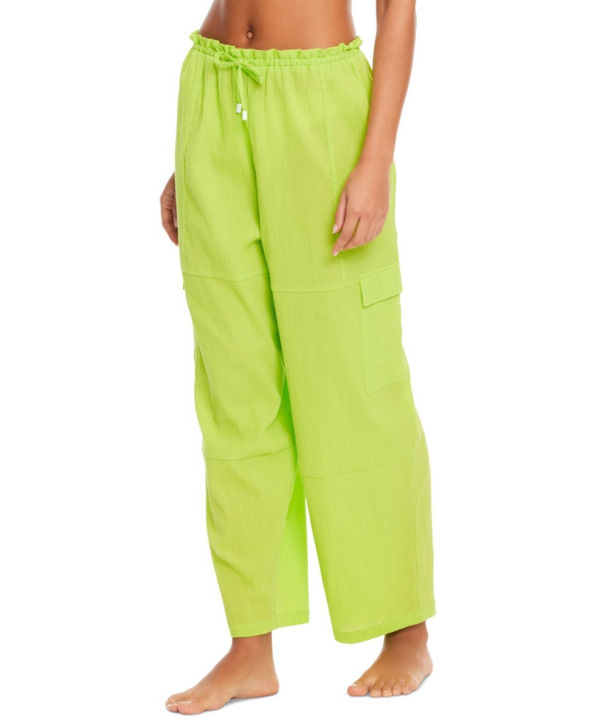 Sanctuary Womens Barrel-Leg Cover-Up Cargo Pants Product Image