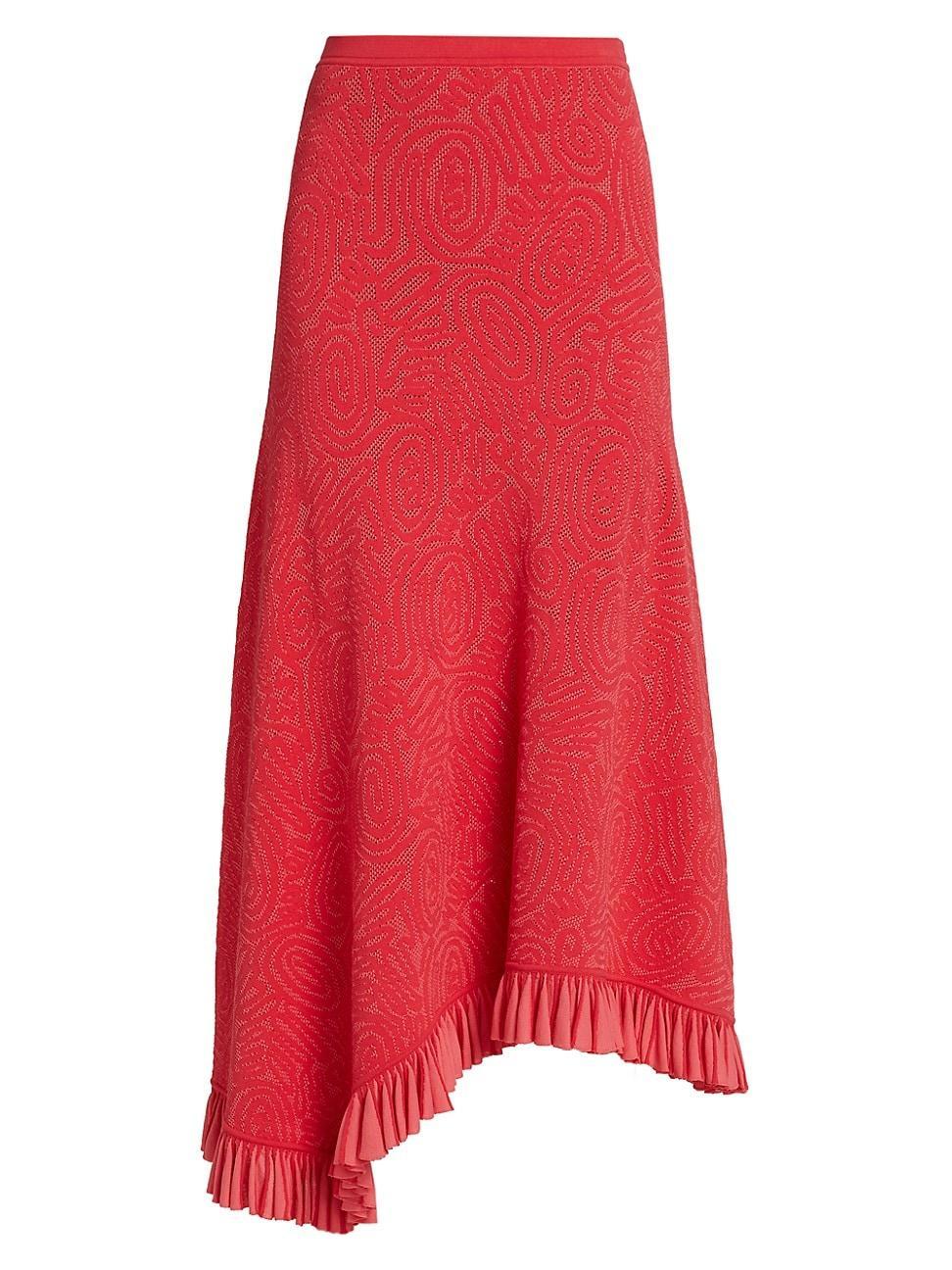 Womens Josephine Jacquard Asymmetric Skirt product image