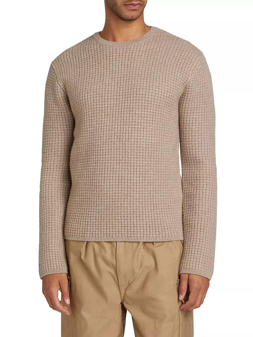 Wool Waffle-Knit Sweater Product Image