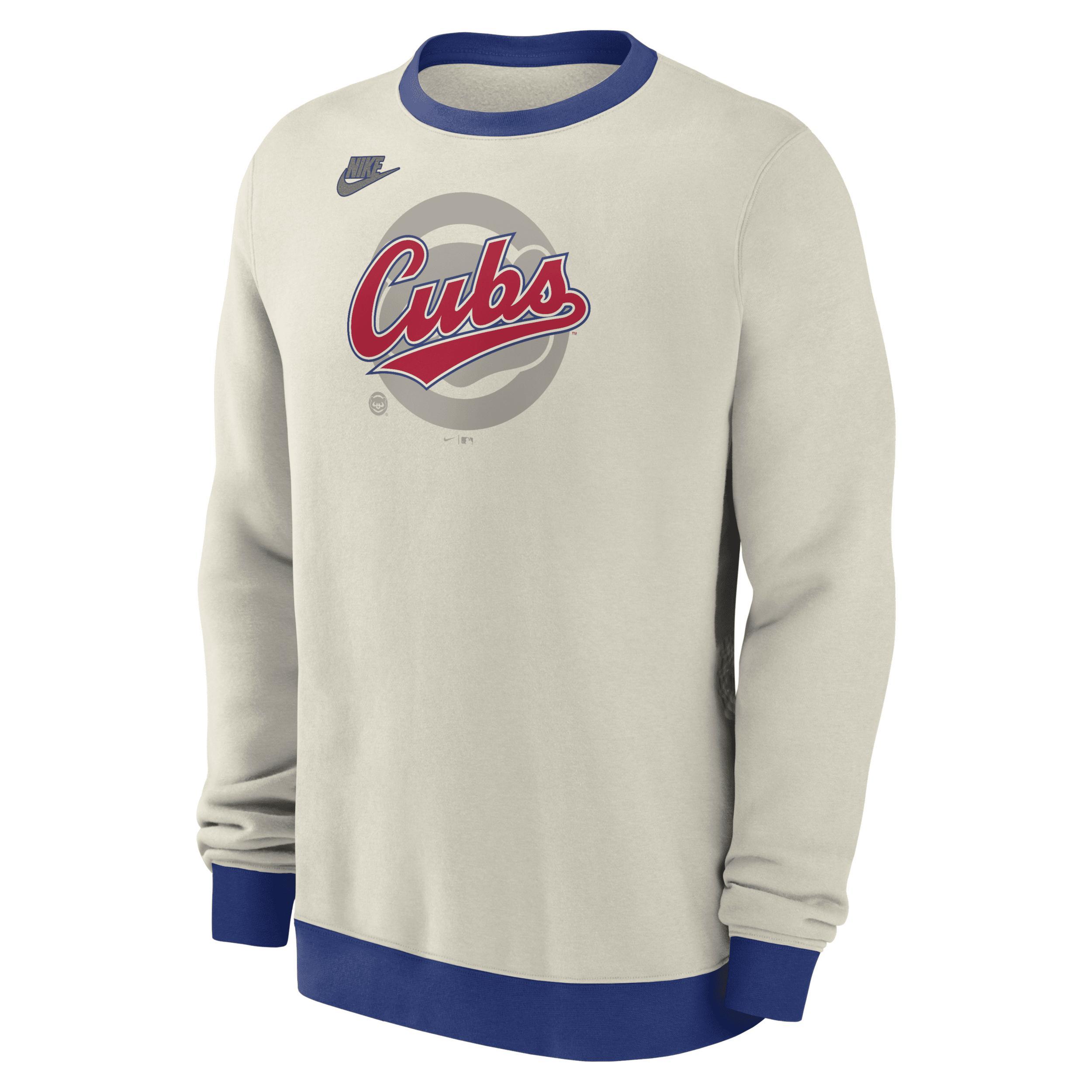 Chicago Cubs Cooperstown Nike Men's MLB Pullover Crew Product Image