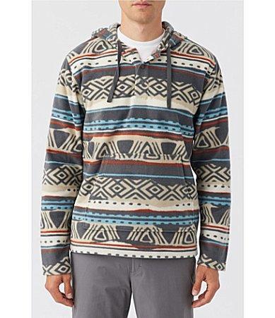 O'Neill Newman Superfleece Pullover Hoodie (Grey) Men's Clothing Product Image