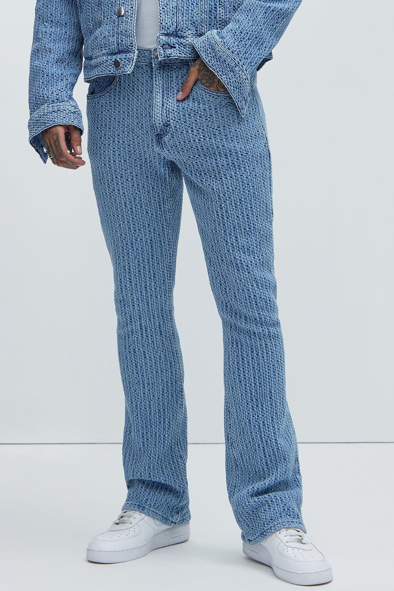 Warsaw Stacked Slim Flare Jeans - Light Blue Product Image