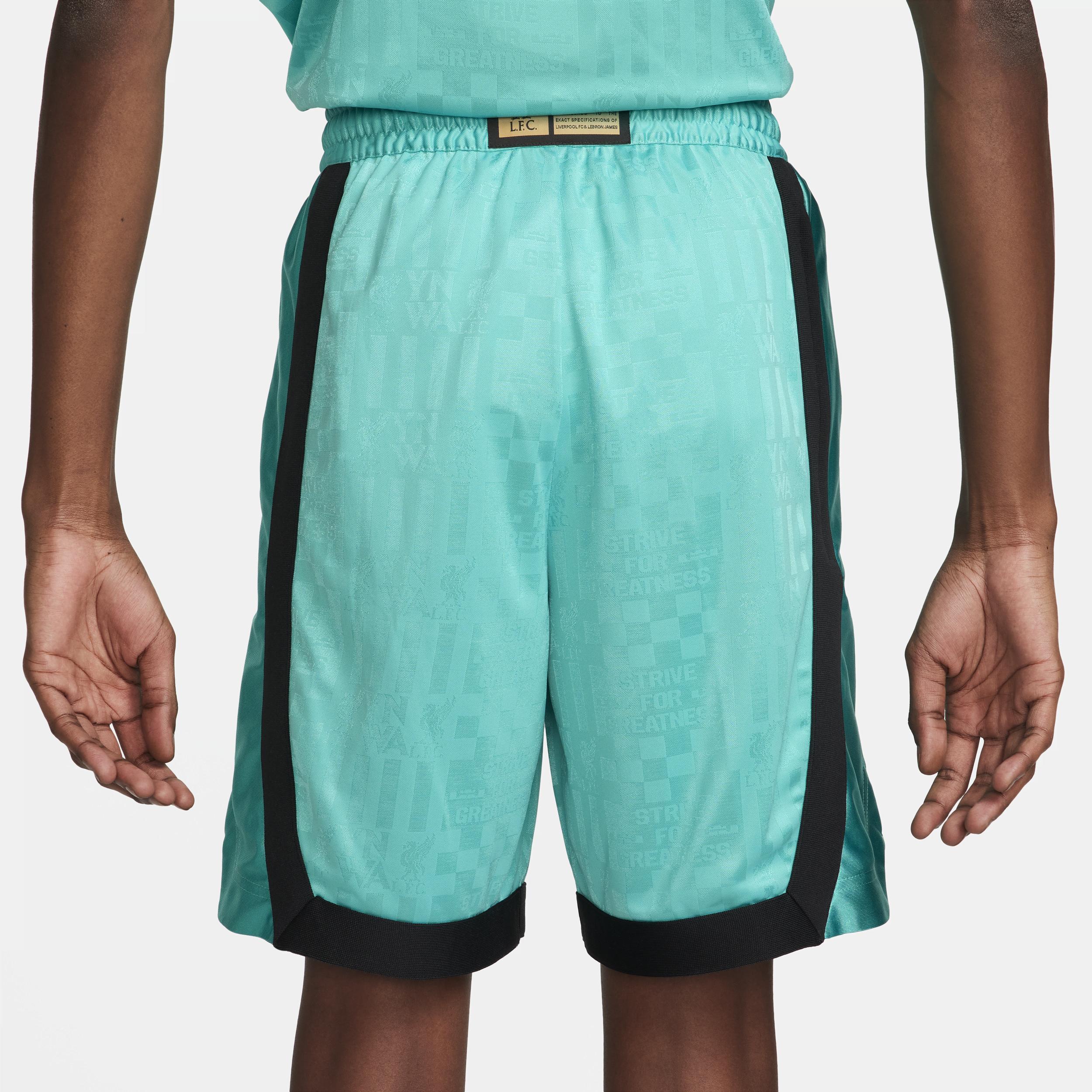 Nike Mens Nike LeBron Dri-FIT DNA 8 Shorts - Mens Washed Teal/Truly Gold Product Image