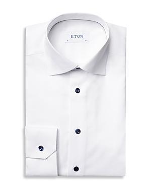 Eton Contemporary Fit Twill Dress Shirt Product Image