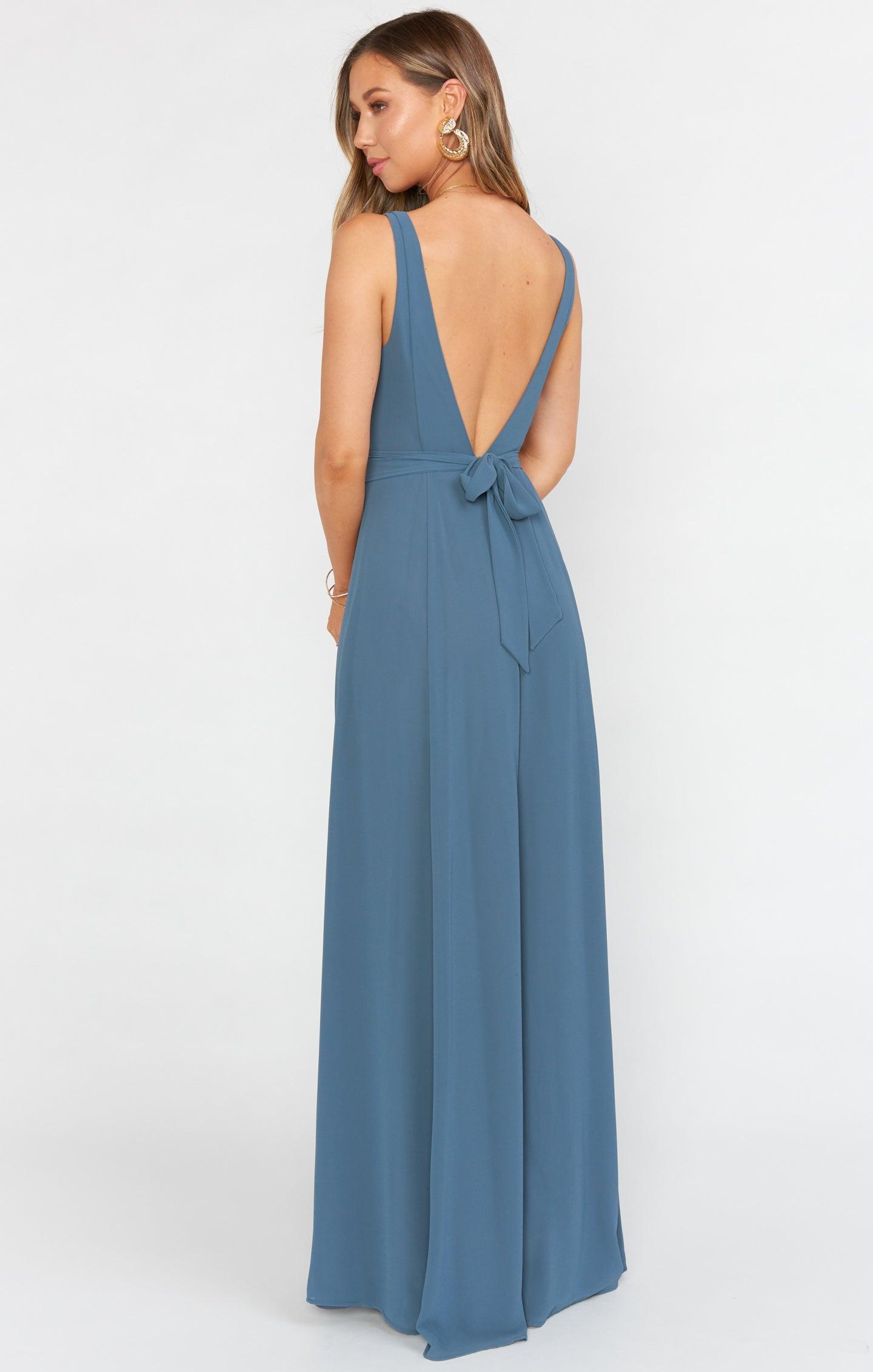 Jenn Maxi Dress ~ Emerald Chiffon Product Image