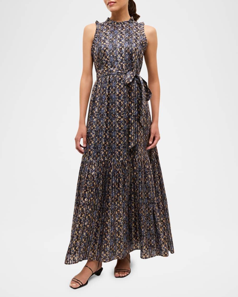 Alice Abstract-Print Ruffle Maxi Dress Product Image