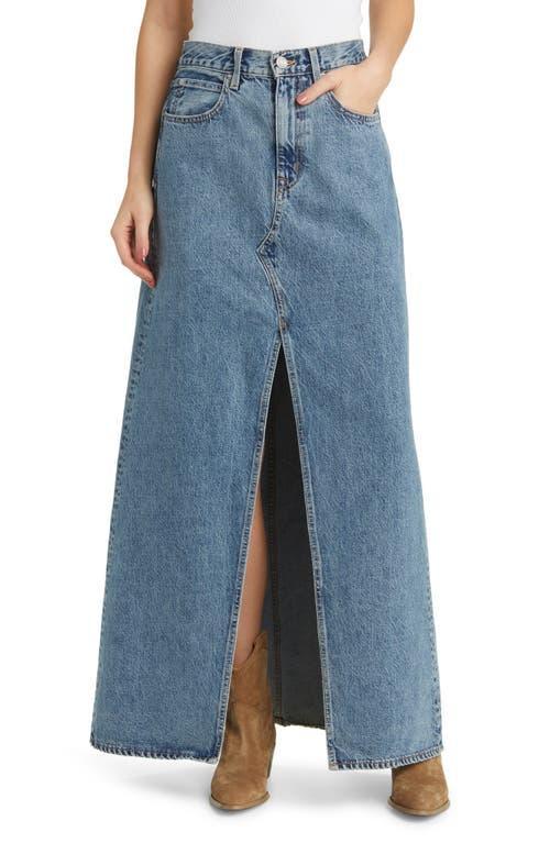 SLVRLAKE Dallas Cotton Denim Maxi Skirt Product Image