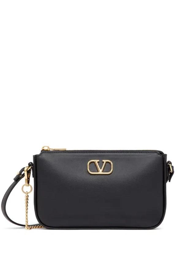 VALENTINO GARAVANI Mini Vlogo Signature Crossbody Bag In Black Product Image