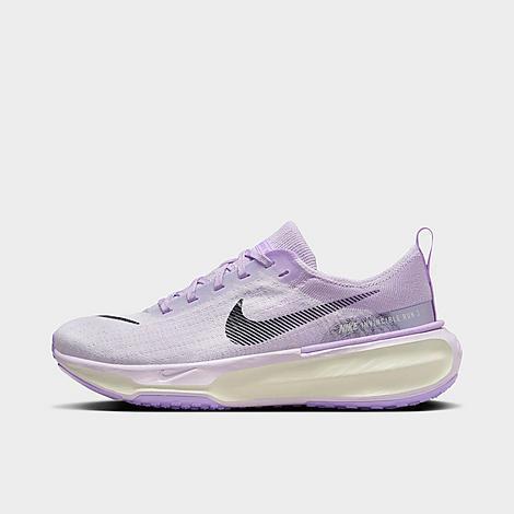 Nike Womens Nike ZoomX Invincible Run Flyknit 3 - Womens Training Shoes Purple/Black/White Product Image