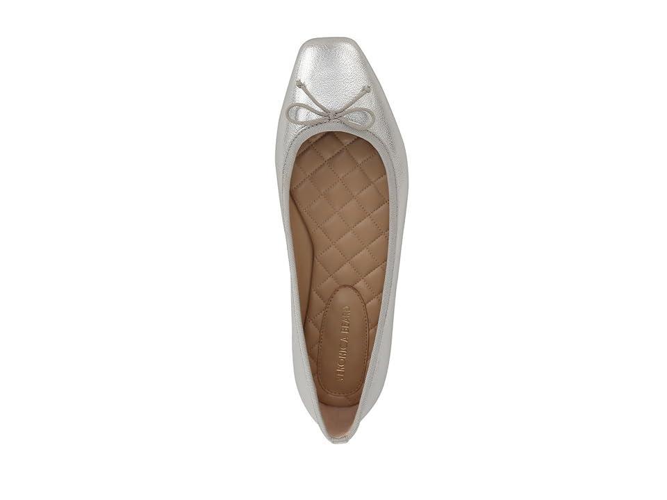 Beatrix Metallic Leather Ballerina Flats Product Image