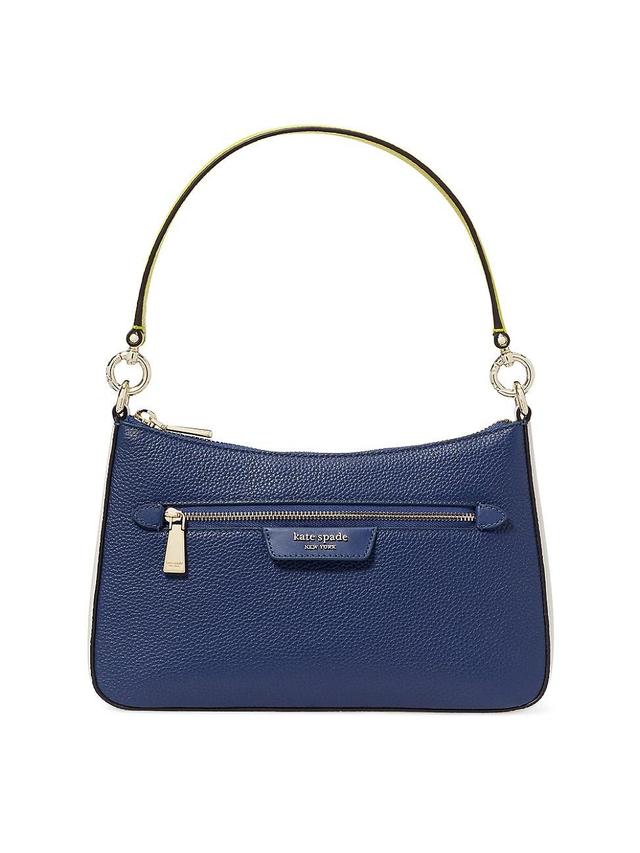 Womens Hudson Colorblocked Leather Convertible Crossbody Bag Product Image