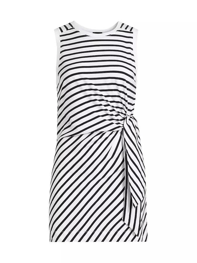 Stripe Jersey Cotton Tank Minidress Product Image