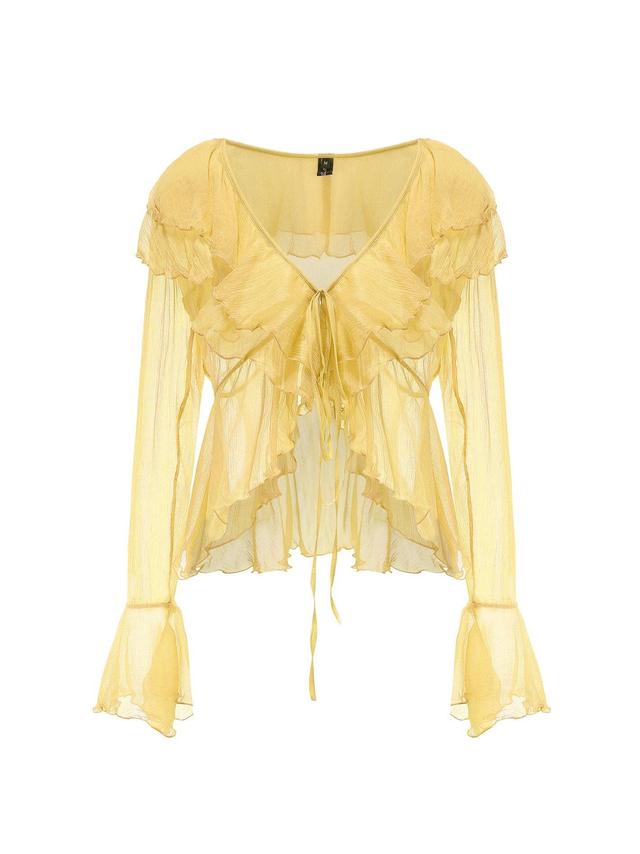 Annika Cardigan (Yellow) Product Image