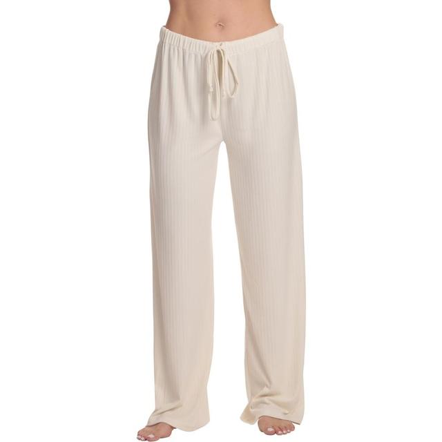 Just Love Womens Solid Ribbed Pajama Pants - Pajama Bottoms for Women 6995-NAT-2X Product Image