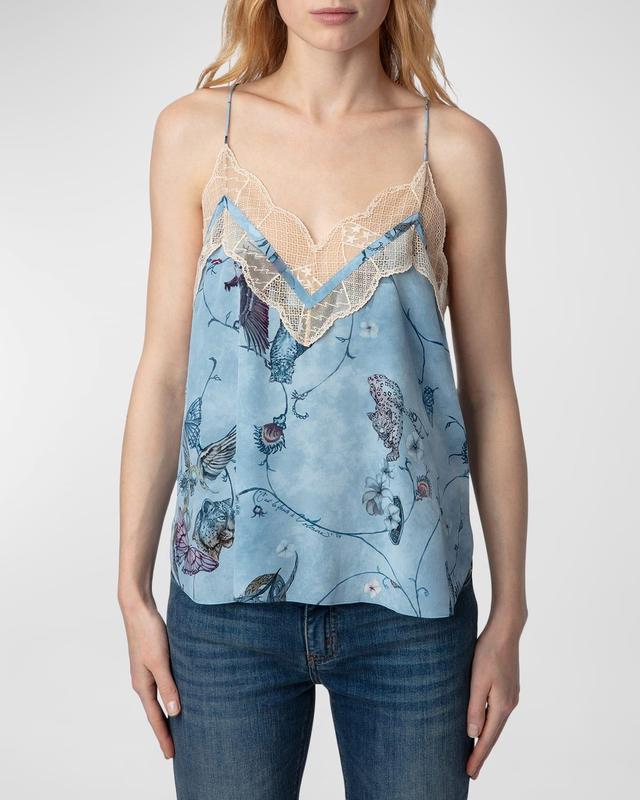 Christy Holly Silk Tank Top Product Image