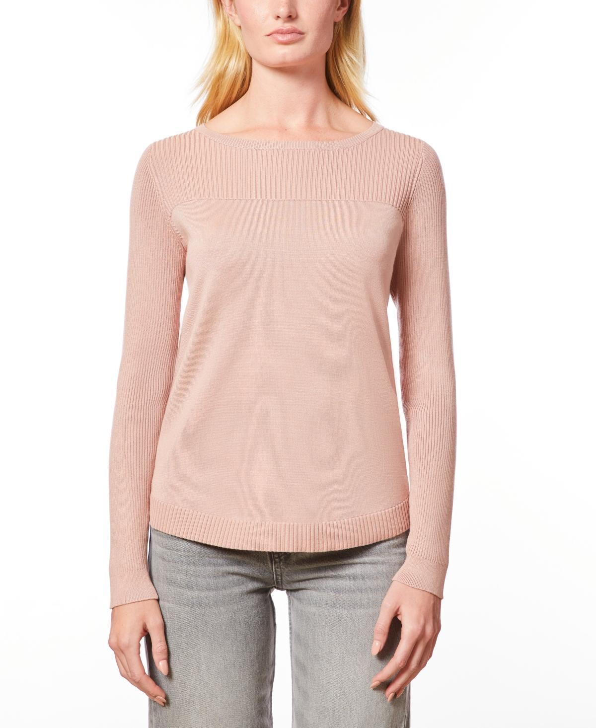 Melissa Paige Womens Boat Neck Long-Sleeve Sweater Product Image