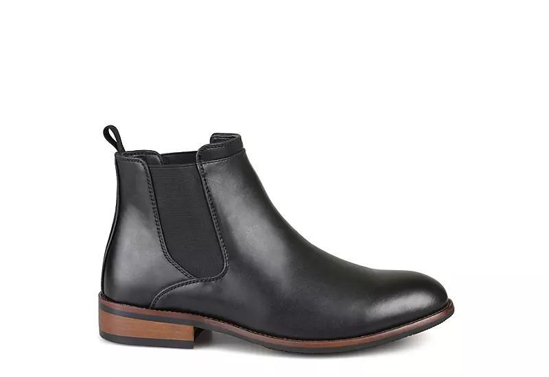 Vance Co. Landon Mens Chelsea Boots Blue Product Image