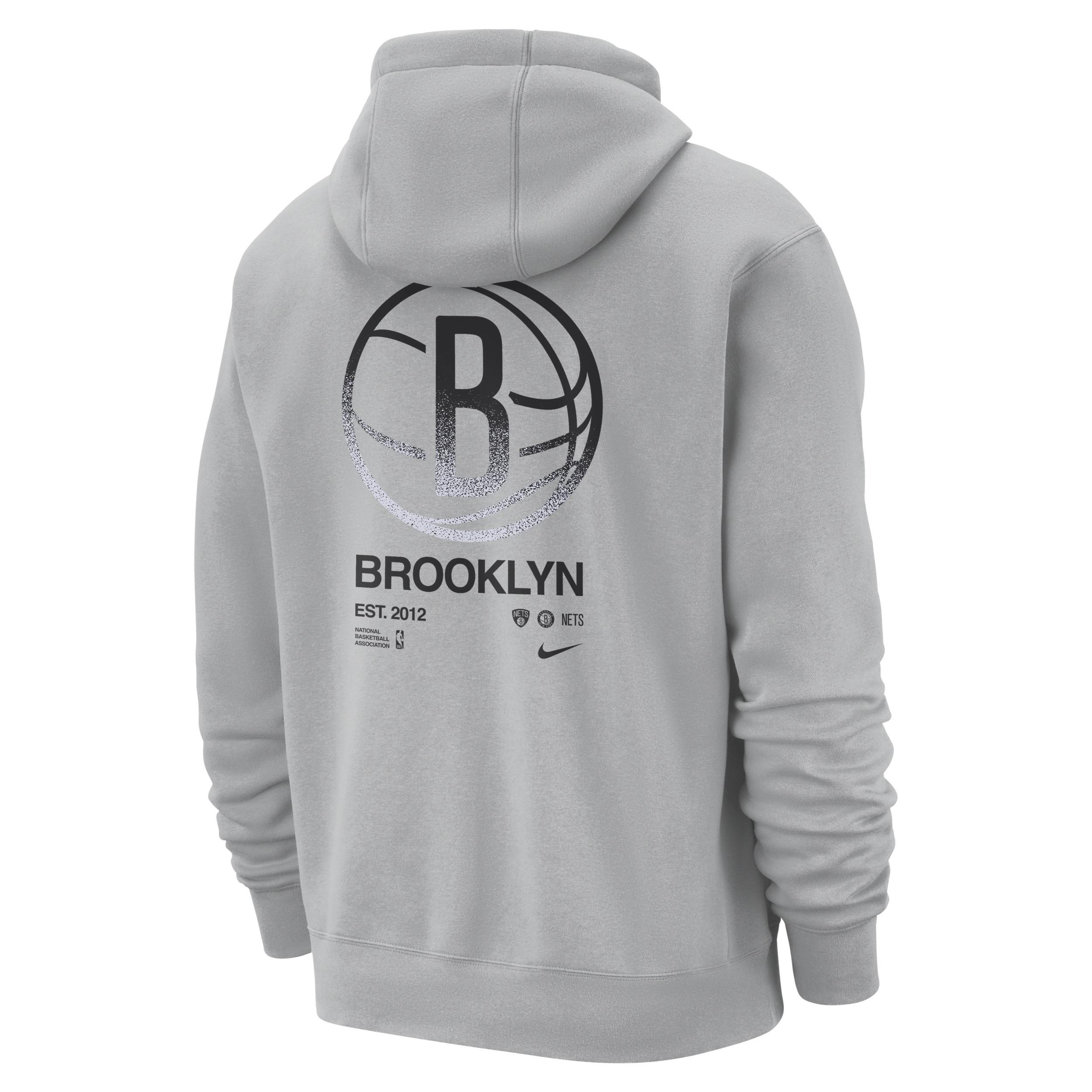 Brooklyn Nets Club Courtside Nike Men's NBA Pullover Hoodie Product Image