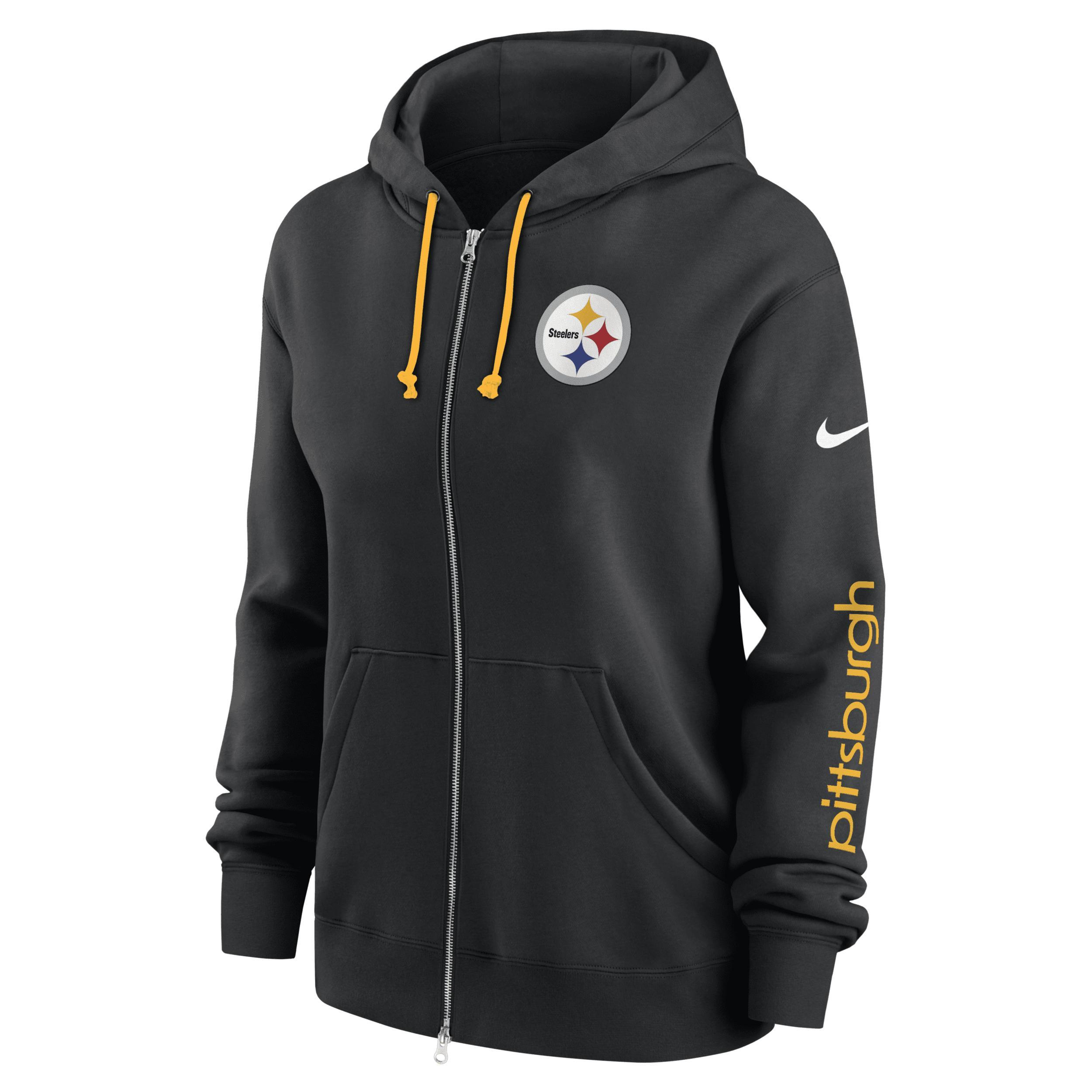 Pittsburgh Steelers Phoenix Nike Women's NFL Full-Zip Hoodie Product Image