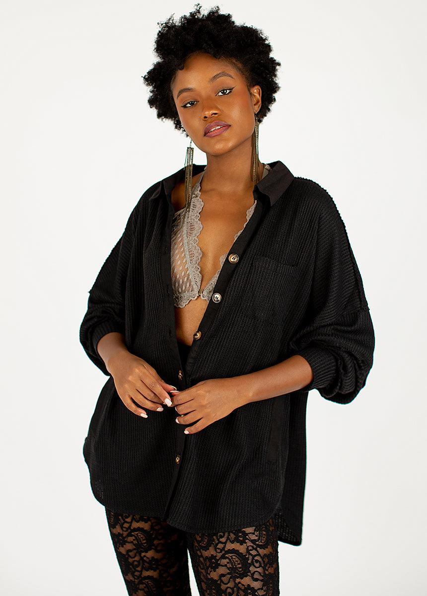 Sebrina Top in Black Product Image