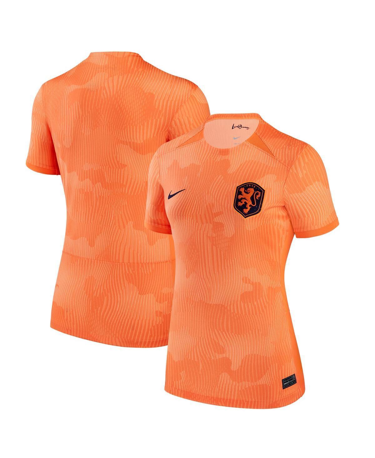 Women's Orange Netherlands Women's National Team 2023 Home Stadium Replica Jersey Product Image