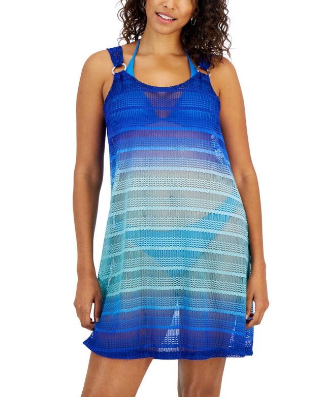 J Valdi Womens O-Ring Ombre Cover-Up Dress Product Image