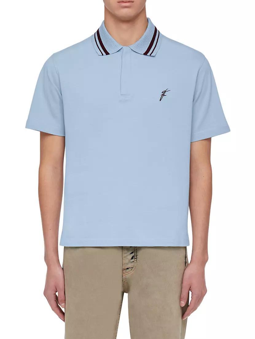 Cotton Jersey Polo Shirt Product Image