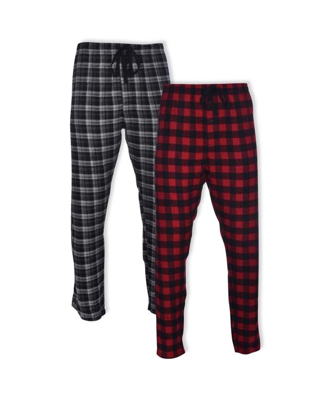 Hanes Mens Big and Tall Flannel Sleep Pant, 2 Pack Product Image