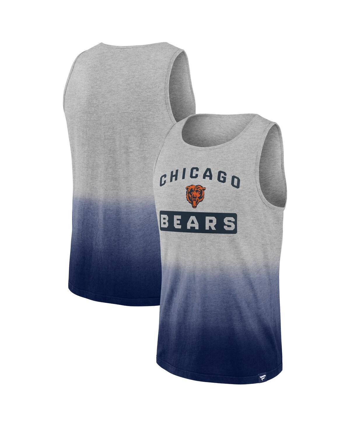 Mens Fanatics Branded Heathered Gray, Navy Chicago Bears Our Year Tank Top Product Image