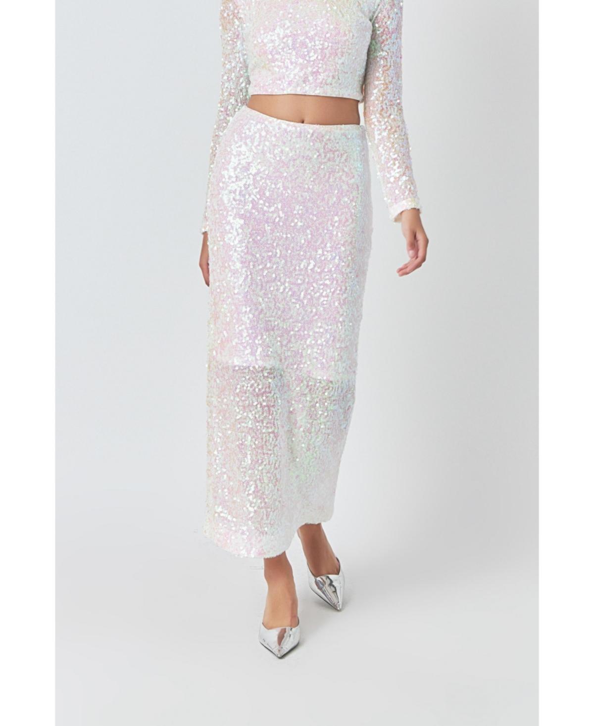 Endless Rose Sequin Midi Skirt Product Image